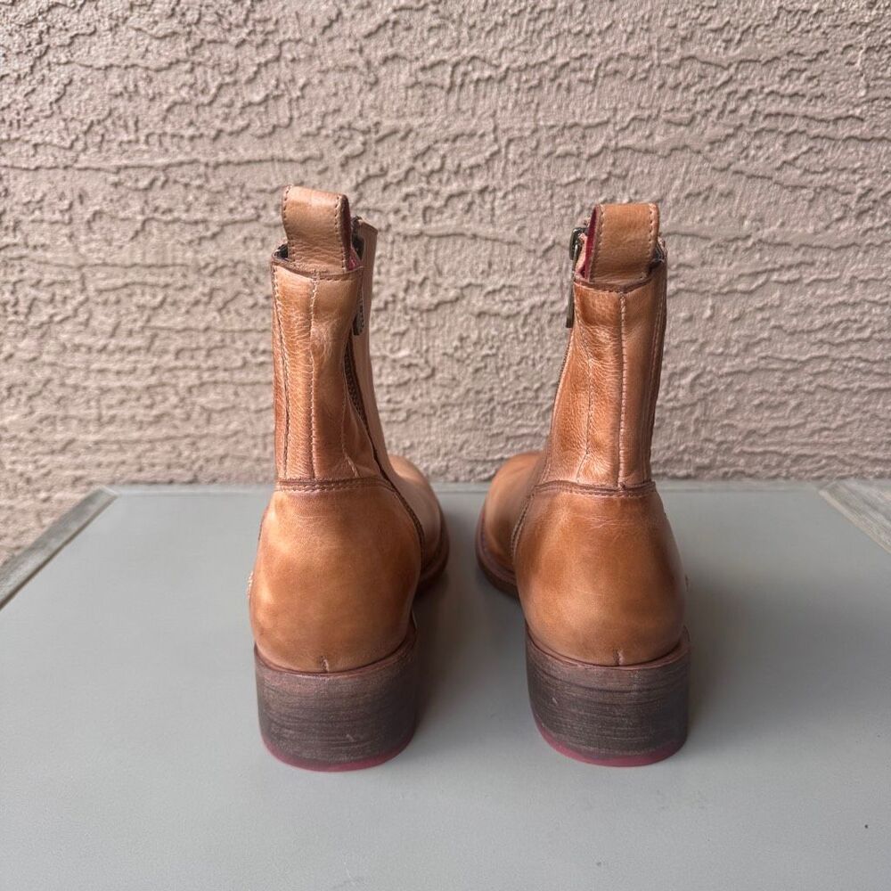 NEW Bed Stu Alina Boots Rustic Tan Leather Women 9.5 Cobbler Series Western Boho - Picture 5 of 16